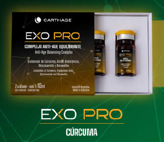 EXO PRO CÚRCUMA (PREVENTA) Exosomas Carthage