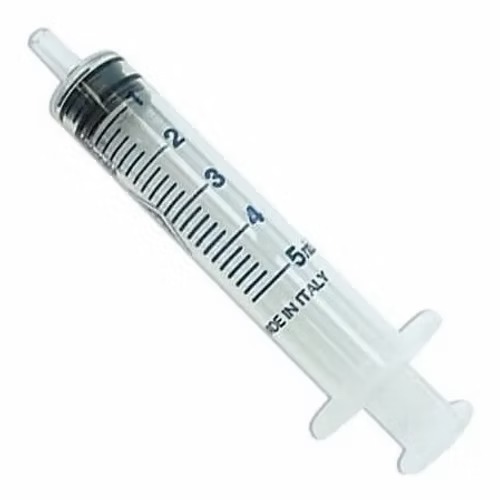 JERINGA 5ML HIPODÉRMICA SIN AGUJA