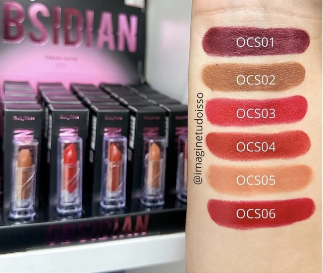 Labial en barra cream satin OBSIDIAN TONO 6 - Imagen 2