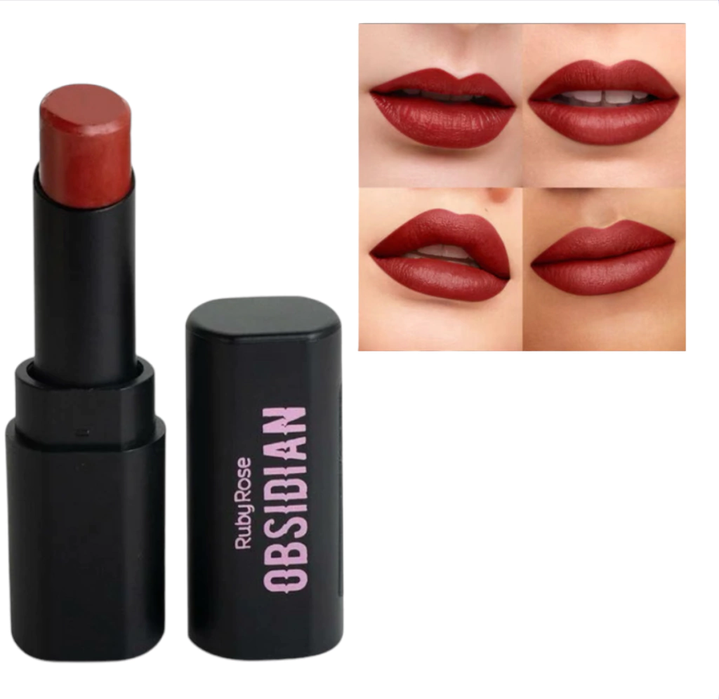 Labial en barra cream satin OBSIDIAN TONO 4