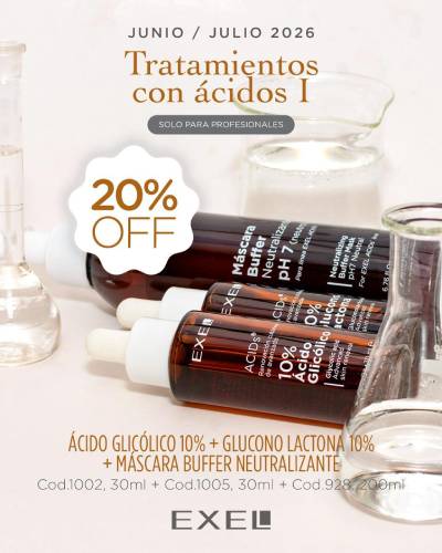 TRATAMIENTOS CON ACIDOS I (gluconolactona + glicolico + mascara buffer)