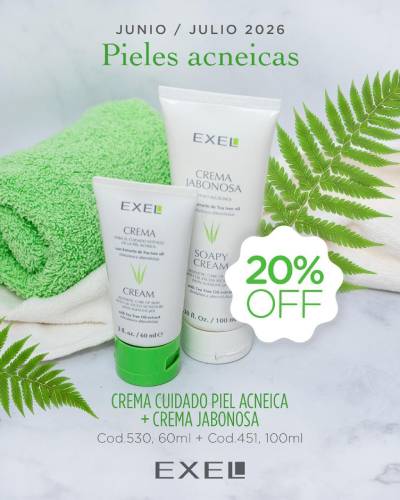 PIELES ACNEICAS ( crema + limpiador)