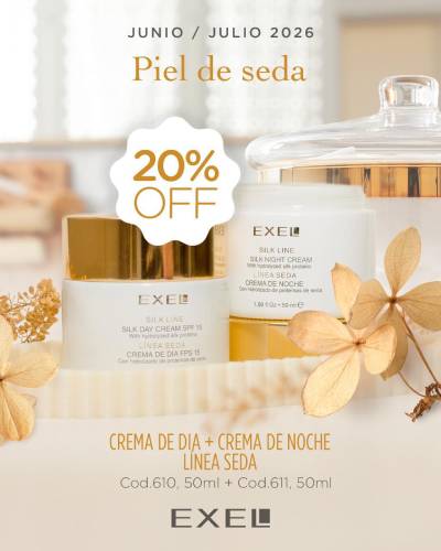 PIEL DE SEDA (crema de dia + crema de noche)