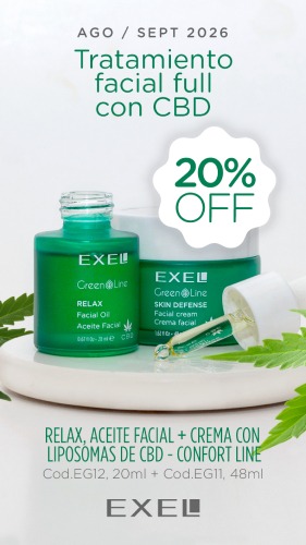 TRATAMIENTO FACIAL FULL CON CBD (Aceite Facial + Crema con Liposómas)