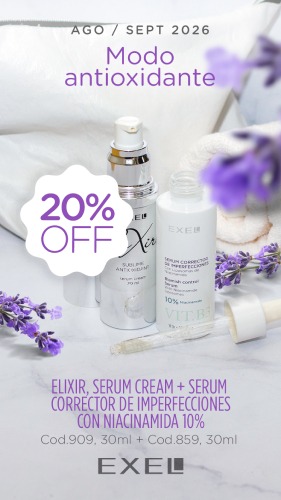 MODO ANTIOXIDANTE (Serum Cream + Serum Corrector de Imperfecciones)